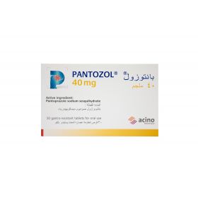 PANTOZOL 40 MG TAB, 30 'S